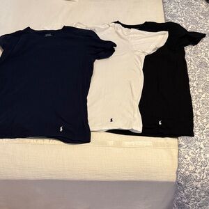 Ralph Lauren T-Shirt Set - Black, White, Navy